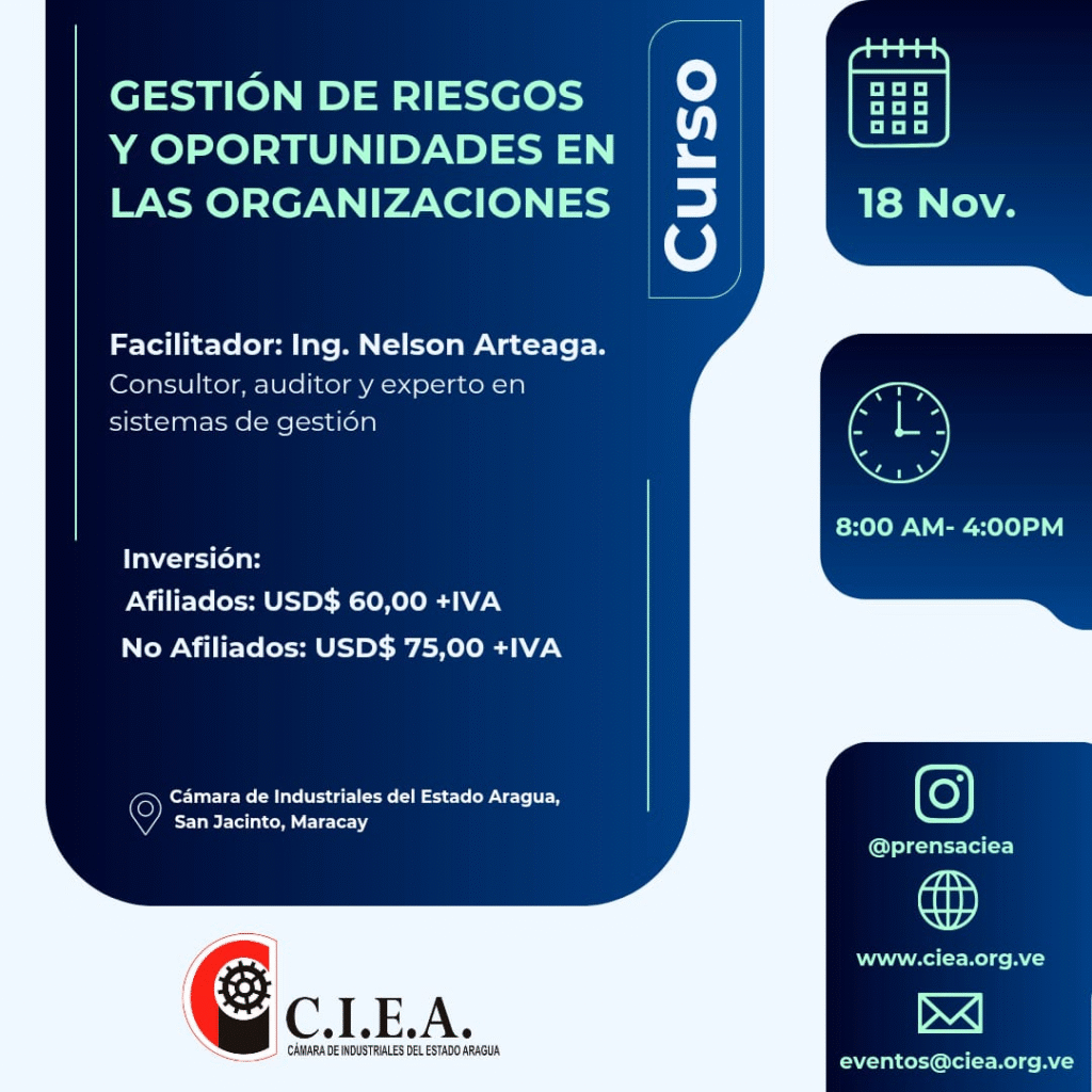 Curso: Gestión de Riesgos y Oportunidades en las Organizaciones ...
